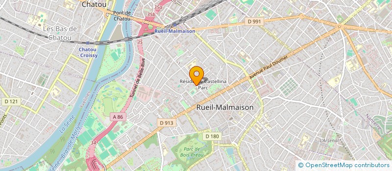 localisation de l'entreprise SCP SYNAFA à RUEIL-MALMAISON