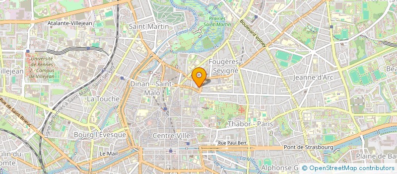 localisation de l'entreprise SCP THIBAUT MARIAU AVOCATS ASSOCIES  RENNES