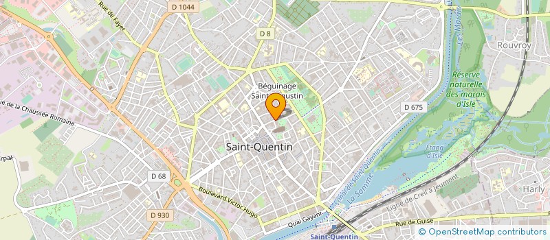 localisation de l'entreprise SCP THIERRY COMBLE à SAINT-QUENTIN