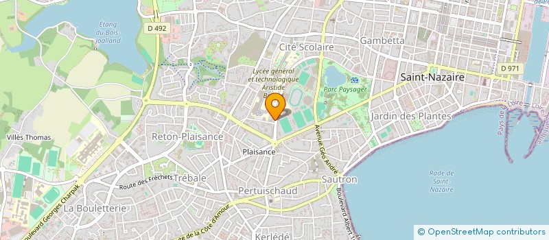 localisation de l'entreprise SCP TITY  SAINT-NAZAIRE