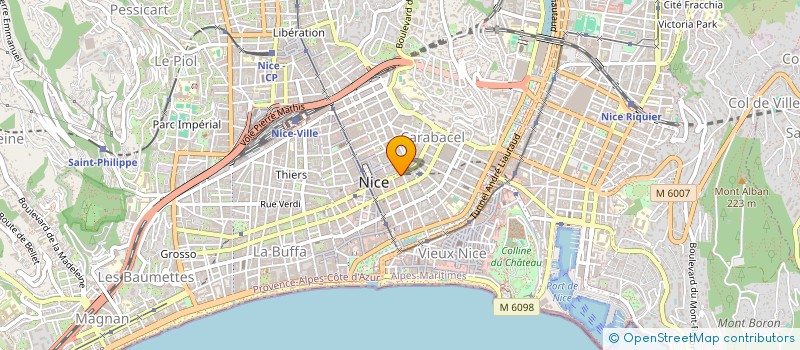 localisation de l'entreprise SCP TOLEDANO CANFIN & ASSOCIES  NICE