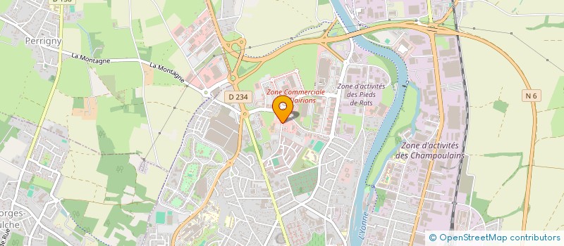 localisation de l'entreprise SCP TOMASINI CHABAL à AUXERRE