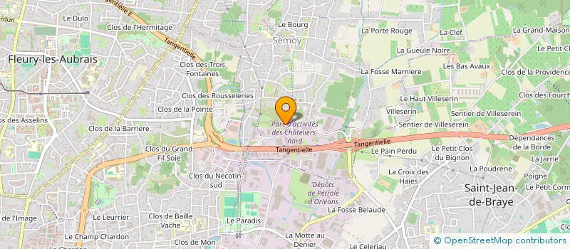 localisation de l'entreprise SCP TRASBOT  ORLEANS
