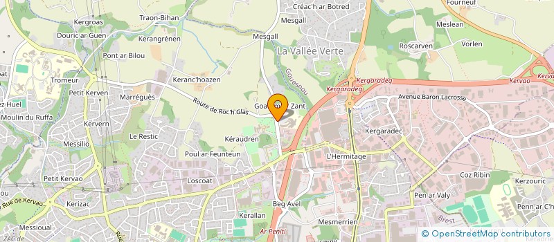 localisation de l'entreprise SCP UROLOGIE DOCTEURS PHILIPPE & LE COAT à BREST