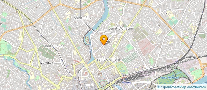 localisation de l'entreprise SCP V.BERTRAND ET FX.DUFLOS  NANTES