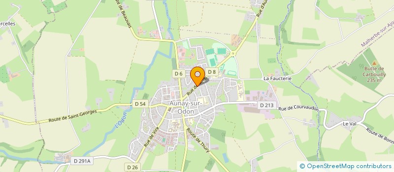 localisation de l'entreprise SCP V. ET ST. LANFRANC DE PANTHOU  LES MONTS D'AUNAY