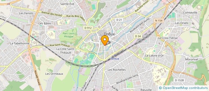 localisation de l'entreprise SCP VALERIE COQUIN EMMMANUELLE FRAISSE à DREUX