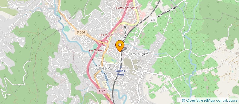 localisation de l'entreprise SCP VALLEE DU GAPEAU, NOTAIRES ASSOCIES à SOLLIES-PONT