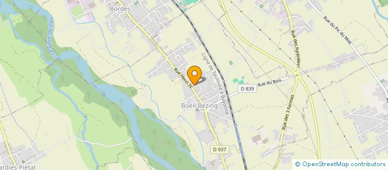 localisation de l'entreprise SCP VALVERDE-CARRILLO A. ET RAMOND C.  BOEIL-BEZING