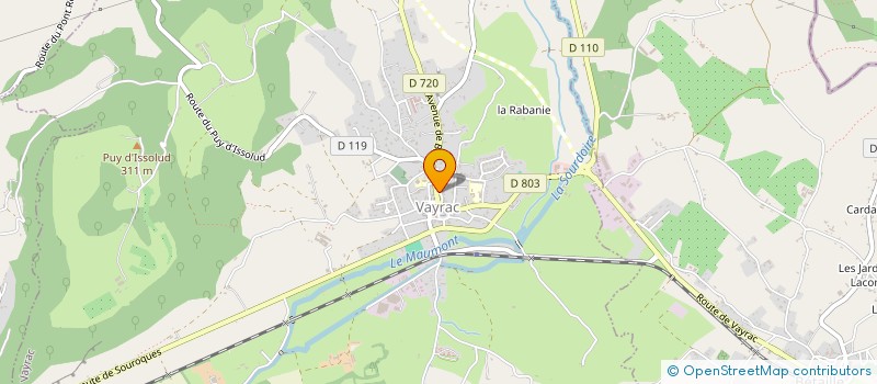 localisation de l'entreprise SCP VAYRAC INFIRMIERES  VAYRAC