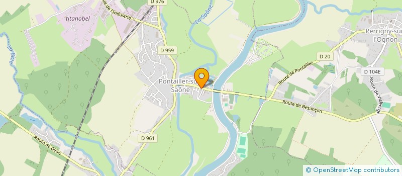 localisation de l'entreprise SCP VERNET COLETTE CARBONNEAUX SANDRINEE INFIRMIERES ASSOCIEES  PONTAILLER-SUR-SAONE