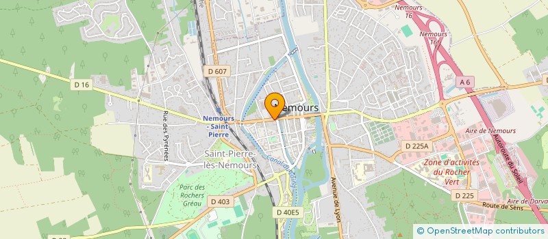 localisation de l'entreprise SCP VETERINAIRE BOMPY-BARJOT-PILORGE à NEMOURS