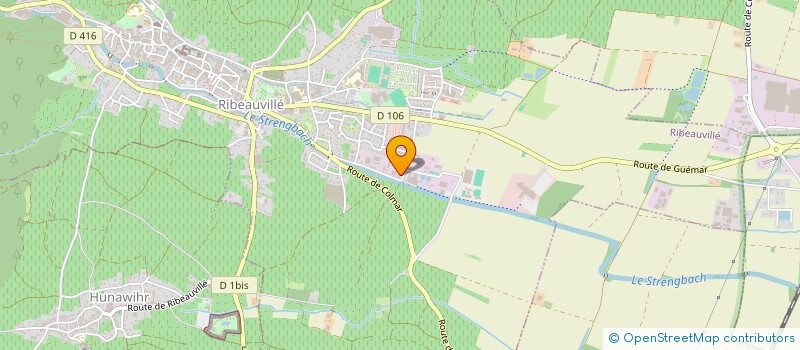 localisation de l'entreprise SCP VETERINAIRE LOLL-CHOQUET&PAULUS  RIBEAUVILLE