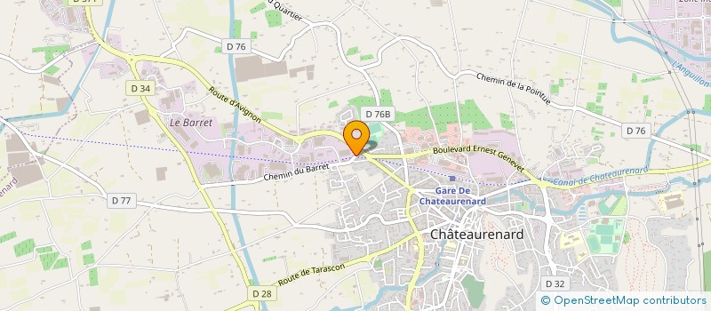 localisation de l'entreprise SCP VETERINAIRES GOUBET-FORTANE à CHATEAURENARD