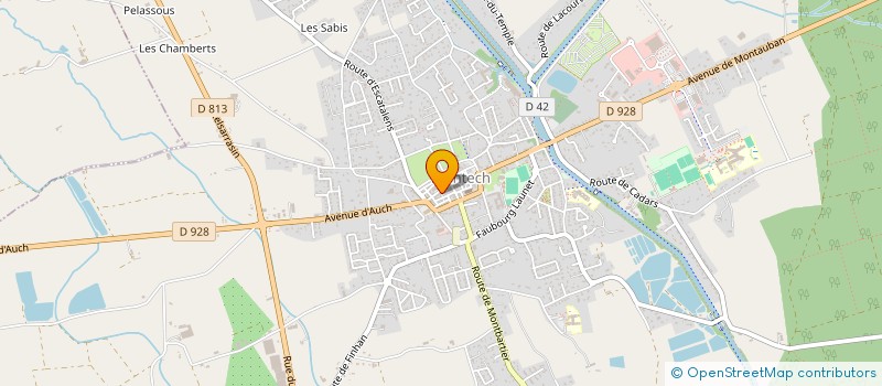 localisation de l'entreprise SCP VETERINAIRES S OUDART C MAILHO à MONTECH