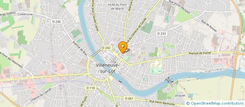 localisation de l'entreprise SCP VEYSSIERE AVOCATS  VILLENEUVE SUR LOT