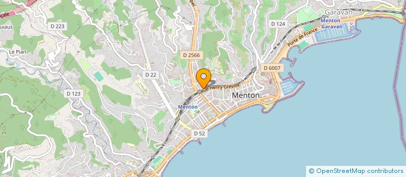 localisation de l'entreprise SCP VICTORIA à MENTON