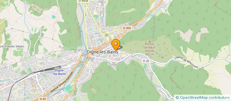 localisation de l'entreprise SCP VILLEGAS SANTIAGO  DIGNE-LES-BAINS