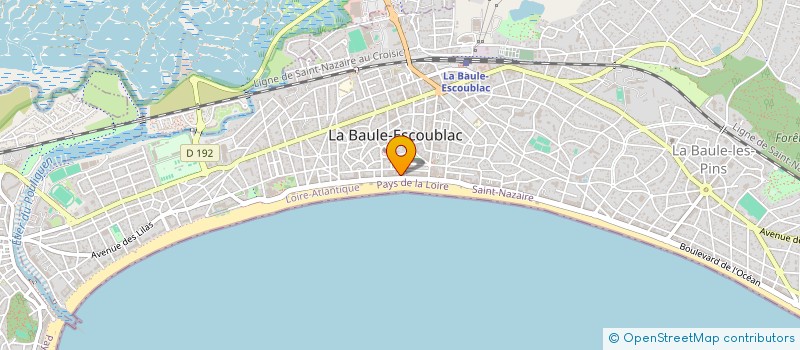 localisation de l'entreprise SCP VINCENT MASSICOT  LA BAULE-ESCOUBLAC