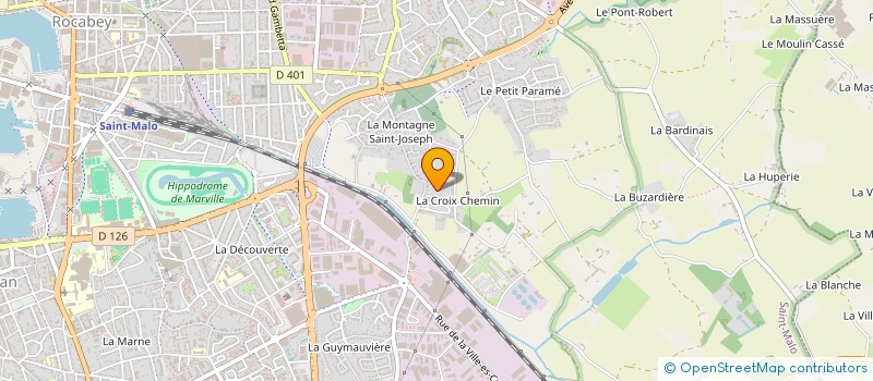 localisation de l'entreprise SCP VISOQUAN  SAINT-MALO