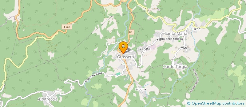 localisation de l'entreprise SCP VIVIANI LENOBLE à GROSSETO-PRUGNA