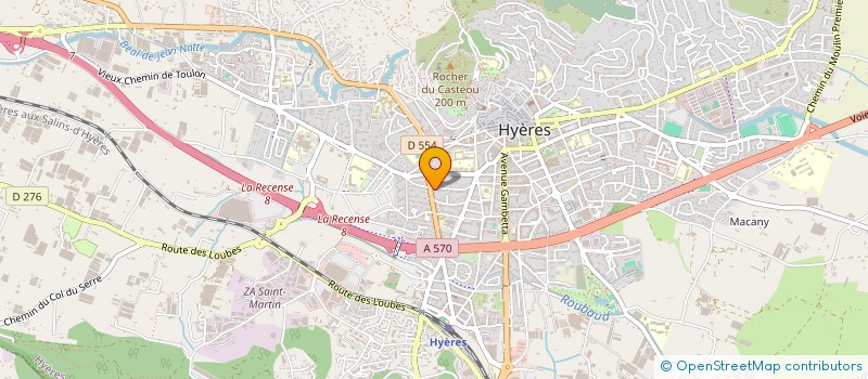 localisation de l'entreprise SCP VOUILLE 70 à HYERES