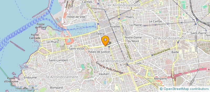 localisation de l'entreprise SCP W & R LESCUDIER à MARSEILLE