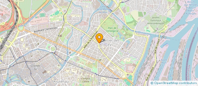 localisation de l'entreprise SCP WENINGER PHILIPPE SIFFERT BERTRAND à STRASBOURG