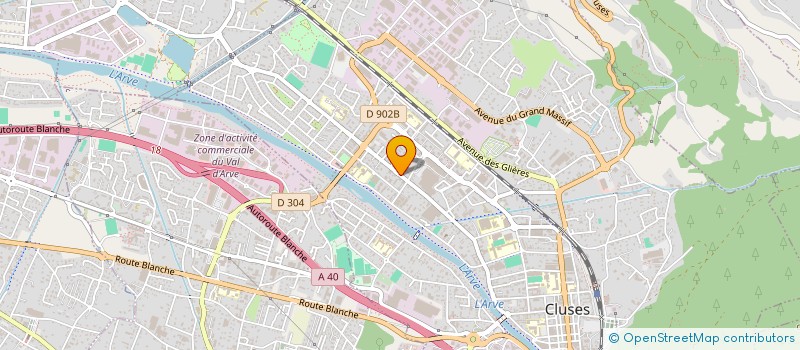 localisation de l'entreprise SCP WYSS MANN-HORN ET LHOTELLIER  CLUSES