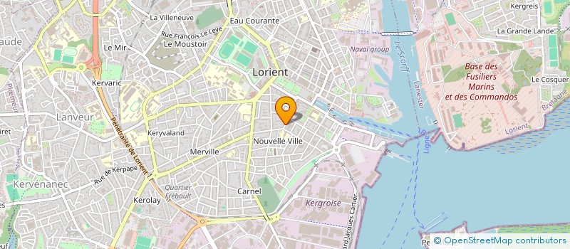 localisation de l'entreprise SCP YANN NOTHUMB - EDITH PEMPTROIT  LORIENT