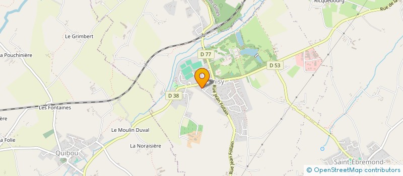 localisation de l'entreprise SCP YBERT - LECOT - DELLI-CICCHI  CANISY