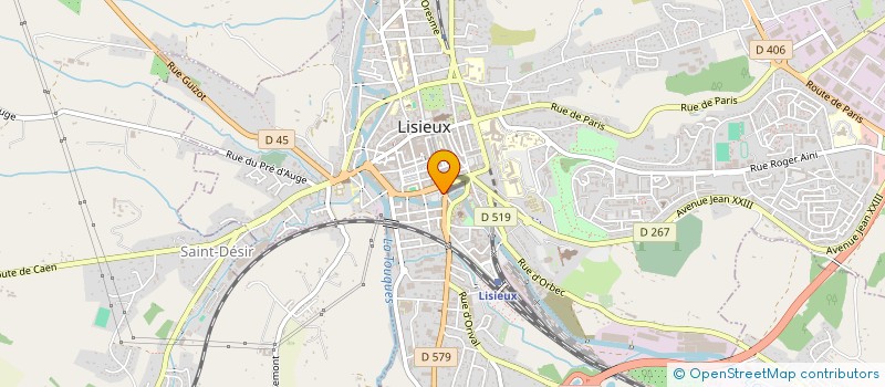 localisation de l'entreprise SCPA HAMON ET PRIOUX  LISIEUX