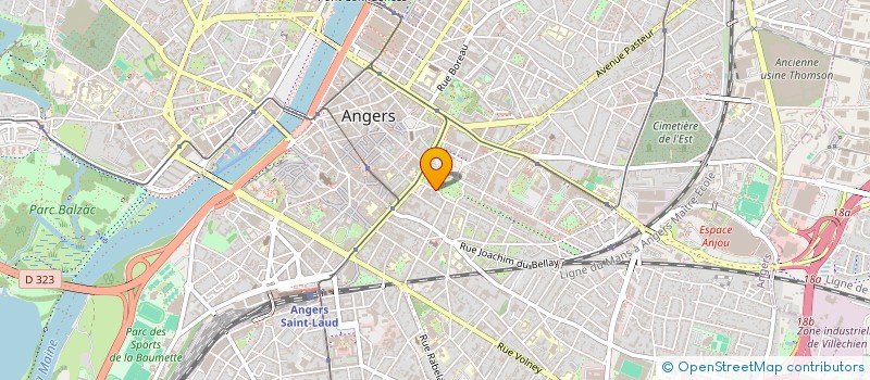 localisation de l'entreprise SCPA JEAN BEUCHER ET AUTRES ASSOCIES  ANGERS