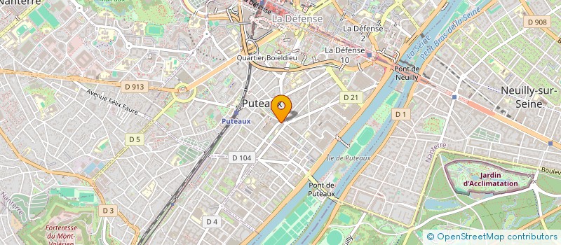 localisation de l'entreprise SCPA JOUAN BOUYER FROMENTIN à PUTEAUX