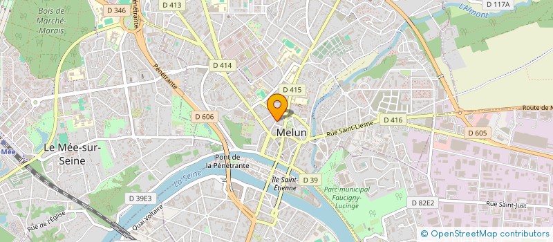 localisation de l'entreprise SCPA PETIT à MELUN