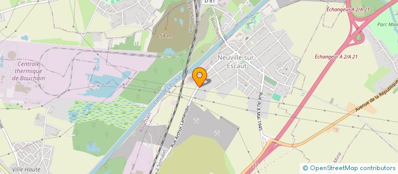 localisation de l'entreprise SCPAR DEVELOPPEMENT  NEUVILLE-SUR-ESCAUT