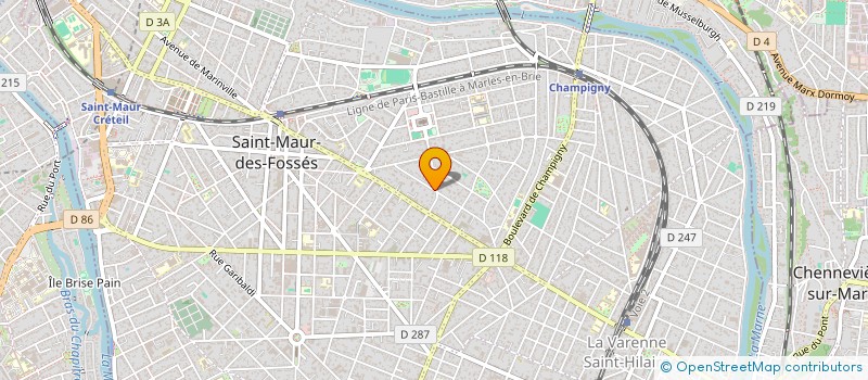 localisation de l'entreprise SCPAT 3LCM PATRIMOINE  SAINT-MAUR-DES-FOSSES