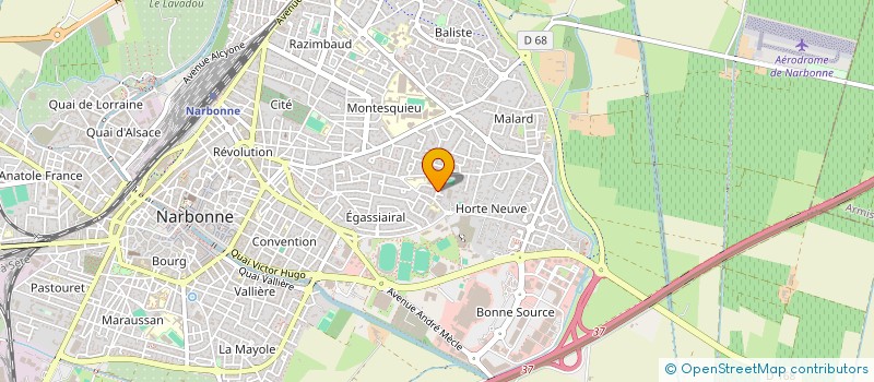 localisation de l'entreprise SCPAT CASCAP à NARBONNE