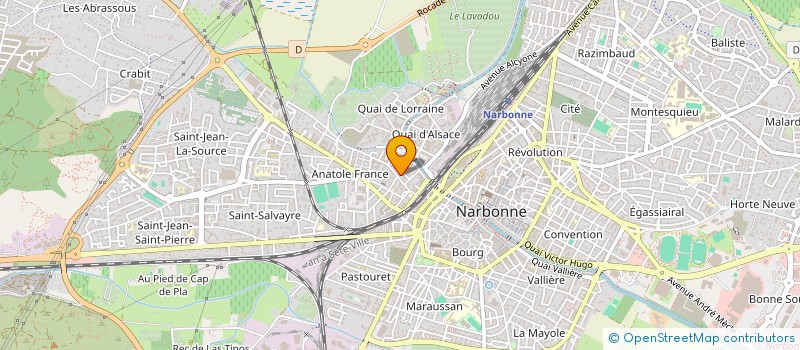 localisation de l'entreprise SCPAT FREDALIE à NARBONNE
