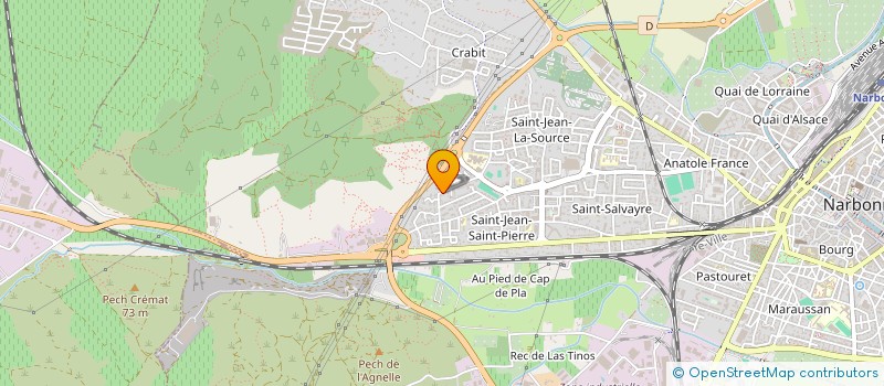 localisation de l'entreprise SCPAT LABOLA  NARBONNE