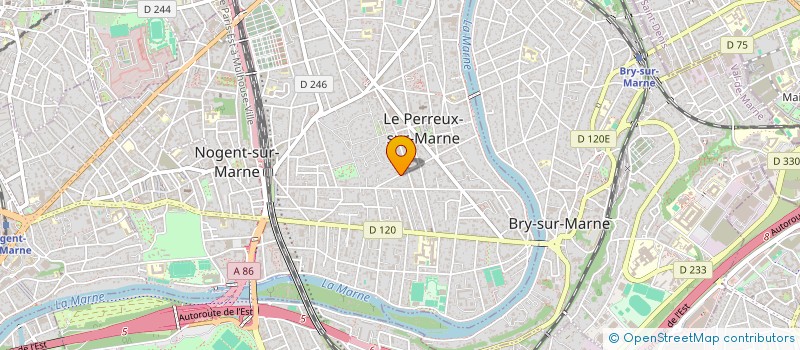 localisation de l'entreprise SCPAT LEBENS  LE PERREUX-SUR-MARNE