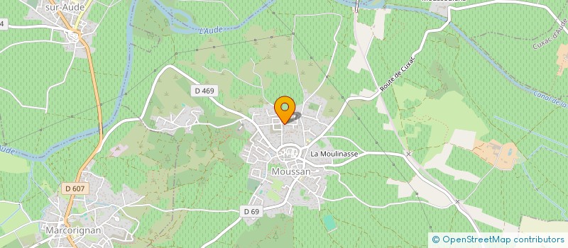 localisation de l'entreprise SCPAT LES CAPUCINES  MOUSSAN