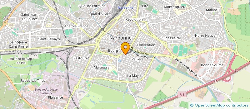 localisation de l'entreprise SCPAT LRM2A à NARBONNE