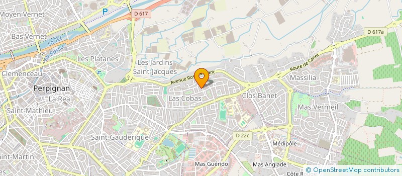 localisation de l'entreprise SCPAT MF2C  PERPIGNAN