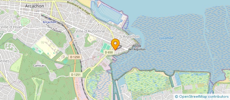 localisation de l'entreprise SCPAT PENAHERBOSA  ARCACHON