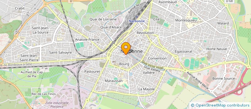 localisation de l'entreprise SCPAT SCV à NARBONNE