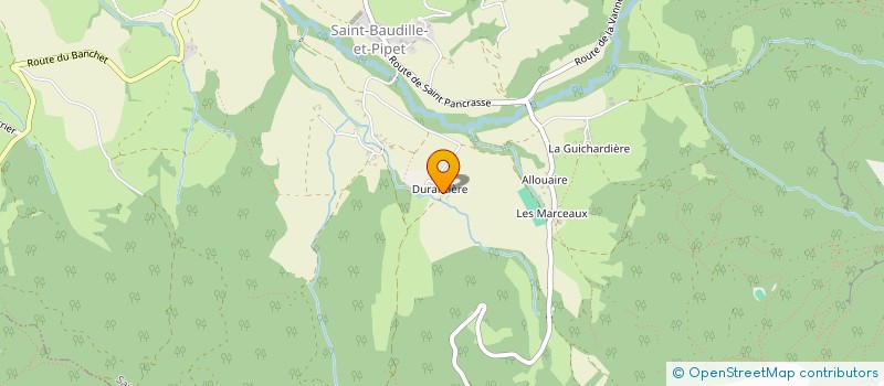 localisation de l'entreprise SCPATRIMONIALE ST GERVAIS  SAINT-BAUDILLE-ET-PIPET