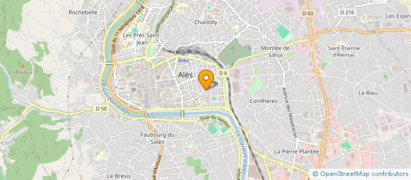 localisation de l'entreprise SCPB (SPECIALISTE CONSTRUCTION PANNEAUX BANCHES) à ALES