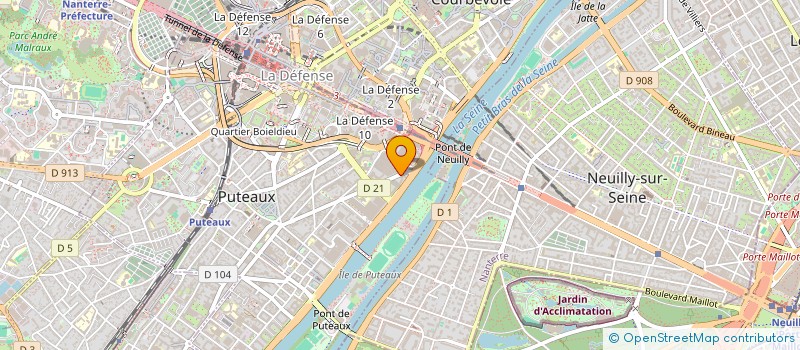 localisation de l'entreprise SCPBTP à PUTEAUX