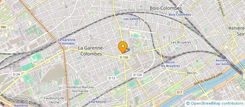 localisation de l'entreprise SCPEL  LA GARENNE-COLOMBES